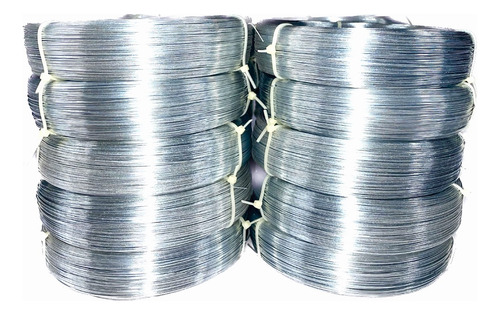 Alambre Galvanizado Calibre 22, Caja Con 20 Rollos/20 Kilos