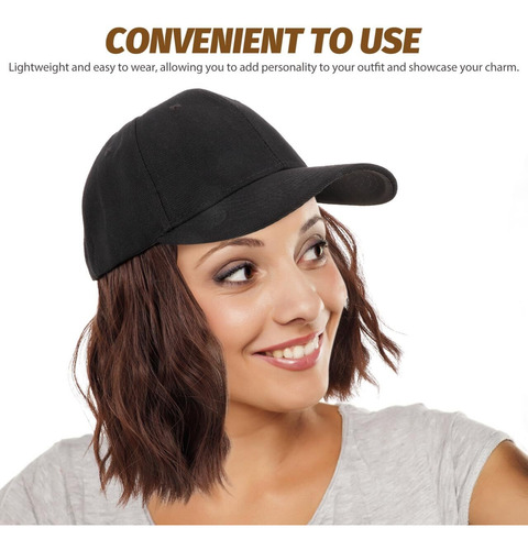 Gorro De Peluca Para Mujeres Con Pelo Pequeño Y Rizado