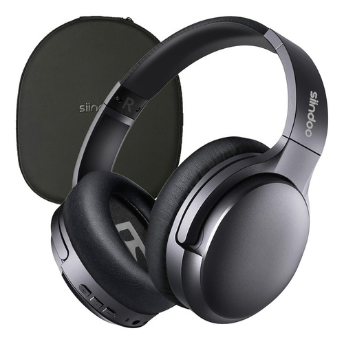 Fone de ouvido over-ear gamer sem fio Siindoo JH-ANC918 preto