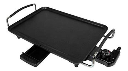 Plancha Electrica Better Chef Antiadherente C/ Regulador Color Negro