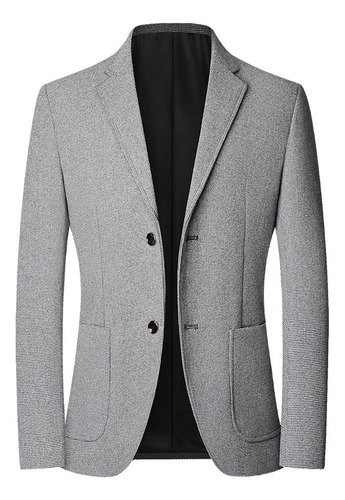 Saco Blazer Hombre Moda Formal Confort Slim Fit Dos Botón