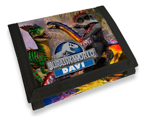 Carteira Infantil Personalizada Jurassic World