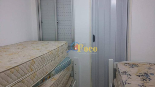 Imagem 10 de 17 de Cobertura Com 3 Dormitórios E Espaço De Lazer Privativo, Na Praia Das Astúrias, Guarujá/ Sp - Co0007