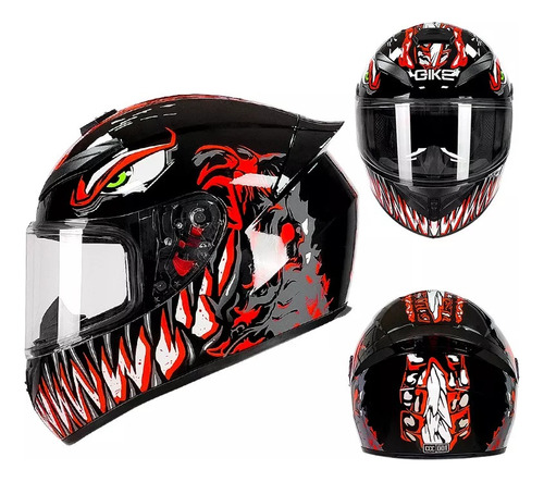 Nuevo Casco Integral De Moto Venom, Para Uso Durante La