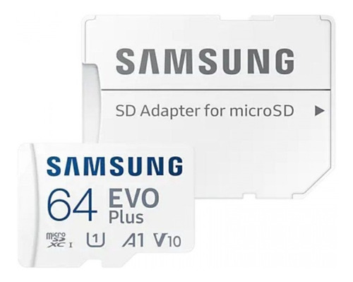 Memoria Micro Sd Samsung Evo Plus 64gb 4k 130mb/s Vmb-mc64ka