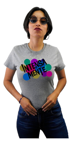 Intensamnete Playera Gris Para Dama/hombre Bing Bong 