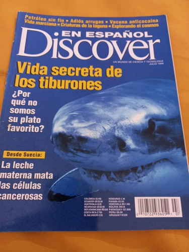 Revista - Vida Secreta De Los Tiburones - Adios Arrugas