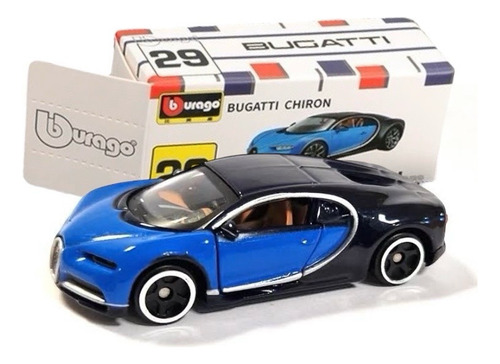 Bugatti Chiron Bburago Escala 1/64 Coche Coleccionable