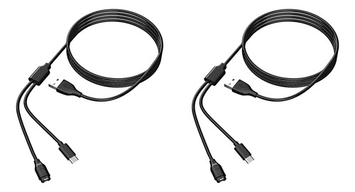 2 Cables De Carga Usb Para Garmin Fenix5, 5, 5, 6, 6, 7 Segu