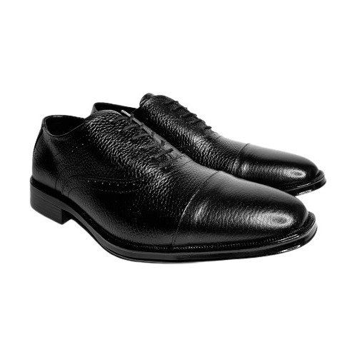 Zapato De Vestir Color Negro Para Hombre 100% Piel Fina 