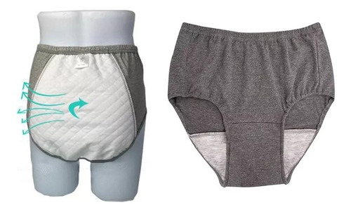2 Calzoncillos De Hombre Reutilizables Y Lavables Para Aa