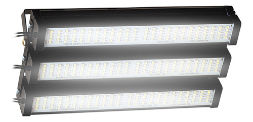 Refletor De Led Bivolt Com 3 Módulos Iluminação Externa