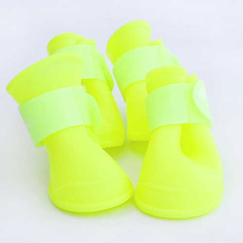 Botas De Silicona Para Perros Impermeables Antideslizantes