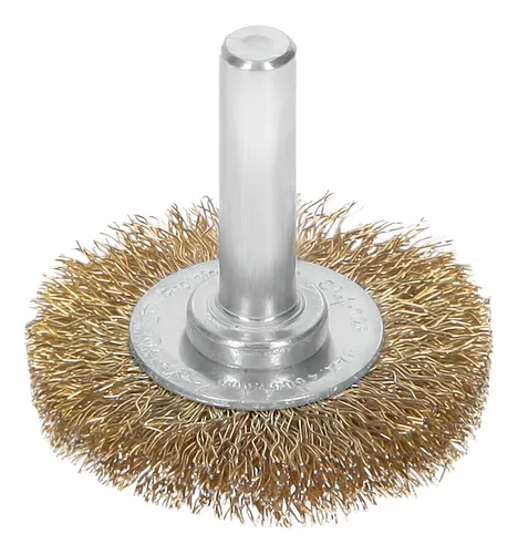 comprar Carda Circular Alambre Fino 1-1\u002F2' Taladro 1\u002F4' Truper 11573 Color Laton