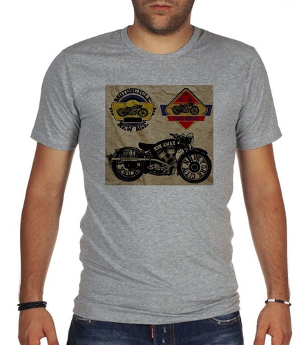 Remera De Hombre Motorcycle New Age Run Away Fast Drive