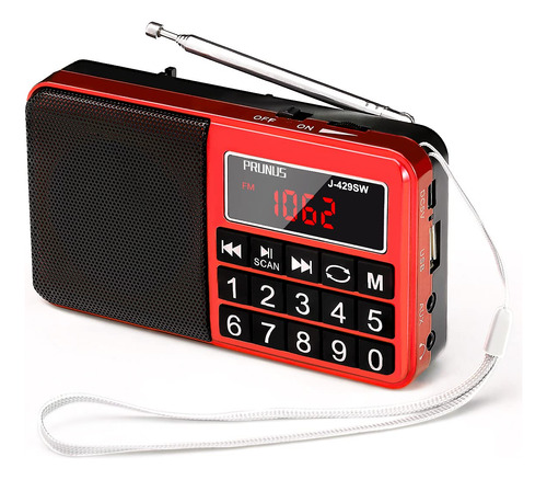 Prunus 429 Radio Pequeña, Pocket Radio, Am B0cbrybjqv_220124