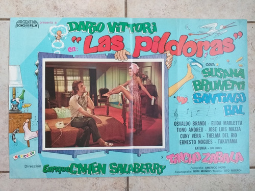 Las Pildoras - 5 Lobby Cards Cine Argentino *