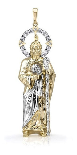 Dije San Judas  Xch 3cm Oro 14k