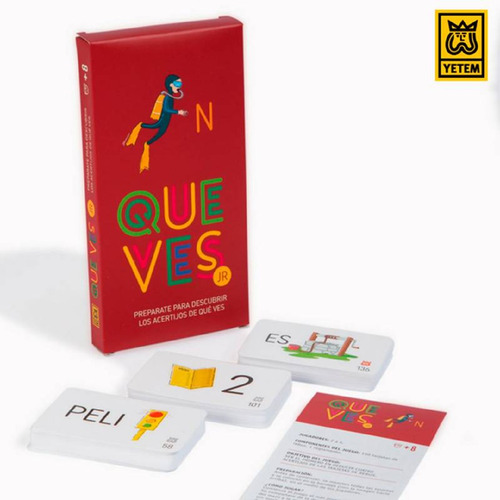 Juego De Mesa Que Ves Jr? Yetem Juego De Acertijos Niños P