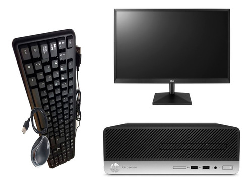 Combo Pc Hp Prodesk 400g4 +  Monitor LG 20mk400h (Reacondicionado)