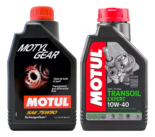 Óleo Câmbio/cardan Motos 4t Motyl Gear 75w90 +transoil 10w40