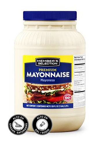 Salsa Mayonesa Member´s Selection 1 Galó - mL a $24