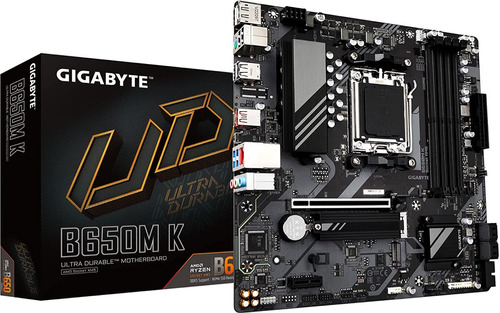 Placa Madre Gigabyte B650m K Socket Am5 Lga 1718 Ddr5 