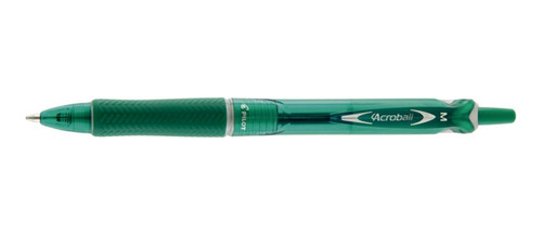 Caneta Esferográfica Acroball Medium 1,0mm Verde Pilot