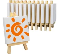 Comprar 12 Mini Lienzos Bastidores 7.35 Cm X 7.35 Cm - 3 X 3 Pulgada