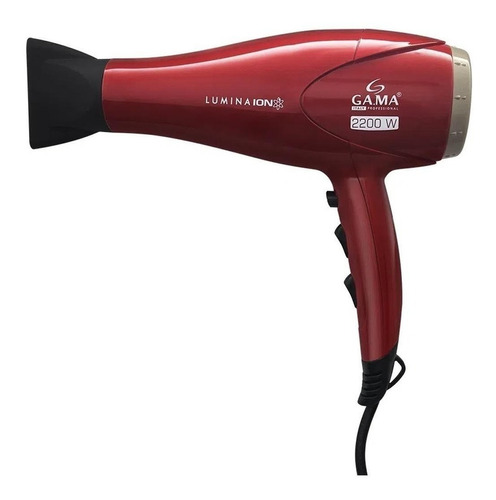 Secador de cabelo GA.MA Italy Lumina Ion vermelho 220V