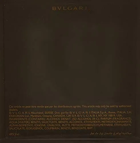 Perfume Splendida Jasmin Noir De Bvlgari, 50 Ml