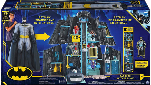 Transformable Baticueva Guarida Secreta Juguete Batman