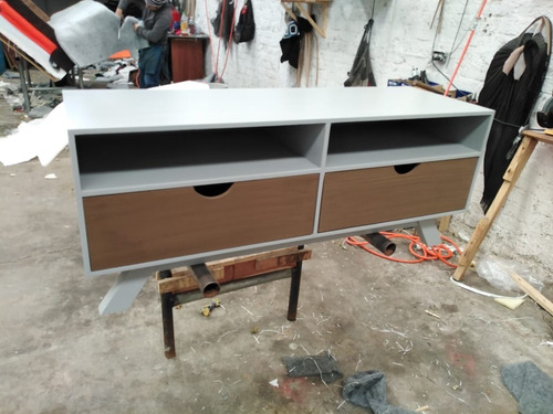 Mesa Para Tv Pantalla Nórdica, Centro De Entretenimiento