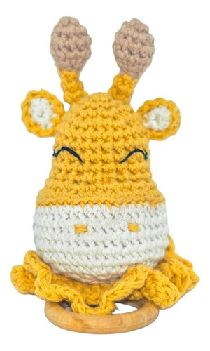 Sonajero Mordillo Amigurumi Bebe Tejido En Crochet