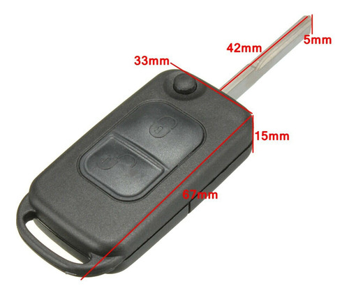 Funda Con 2 Botones Para Llaves Remotas Con Tapa Abatible Hu