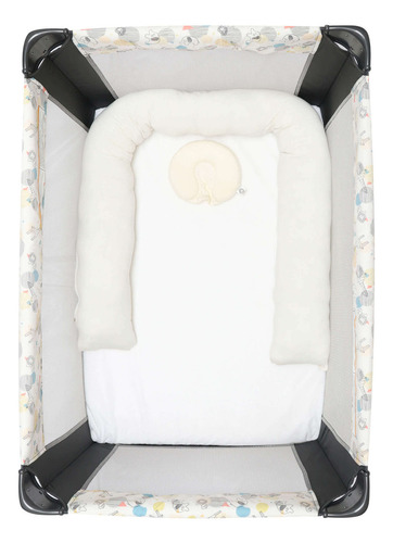 Cama Para Bebé Multiusos: Nido 3 En 1 Tela Algodón Cary Bebé Color Beige