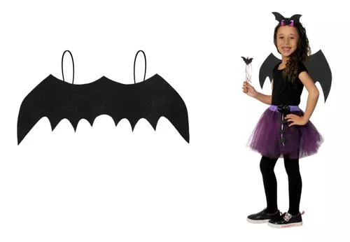 Fantasia de Halloween Infantil Feminina Vampira Marcelina Com Dentes no  Shoptime