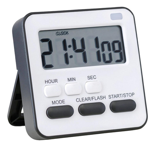 Temporizador De Cozinha Digital Despertador Para Preto