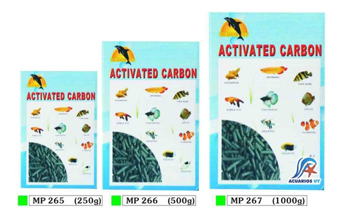 Carbón Activado Para Acuario. Meadow Pet 250g