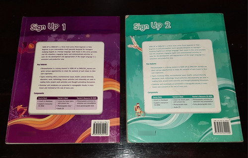Libros Sign Up To English.course Book 1 Y 2 (Usado)