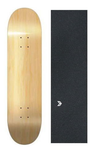 Shape De Skate Marfim 7.75/8/8.125/8.25/8.5 + Lixa Importada