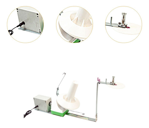 Bobinadora Automática De Bolas De Lana, 110 V, Fácil De