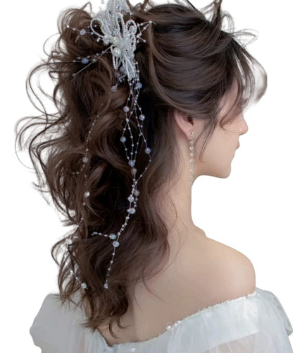 Accesorios Para El Cabello De Novia Perla De Cristal Boda