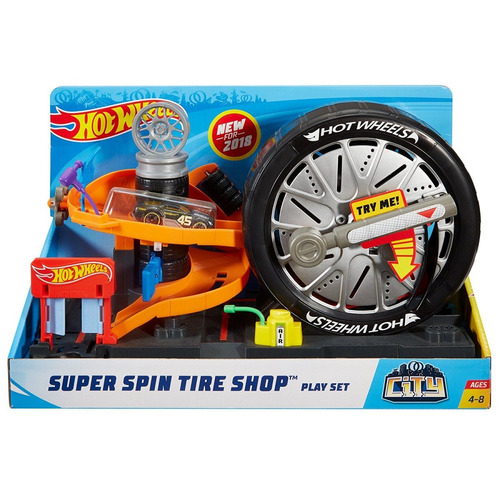 Pista Autos Hot Wheels Vueltas Extremas Super Spin Mattel