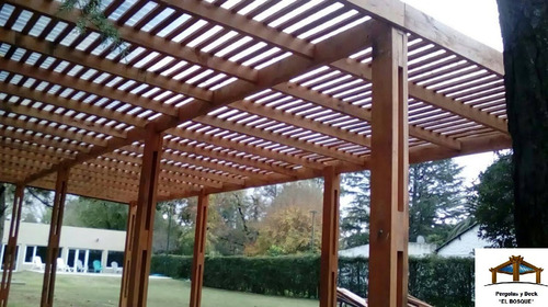 Pergola Madera Dura Instalación Incluida