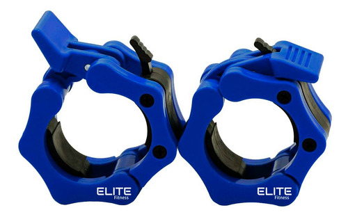 Seguros Para Barra Olimpica De 50mm, Juego De 2 Candados Azul 5 Cm