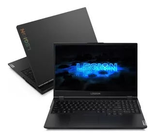 Notebook Gamer Legion 5 R7 16gb 512gb Ssd Rtx3050 W11 15.6 Cor Phantom black
