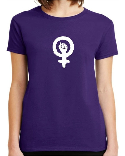 Camiseta Playera Mujer Feminista 9 Marzo Girl Power Puñod S