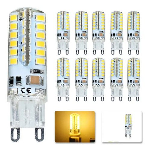 10 Uds Bombilla Led Smd 2835 G9 7w 48 Leds Luz De Maíz 360