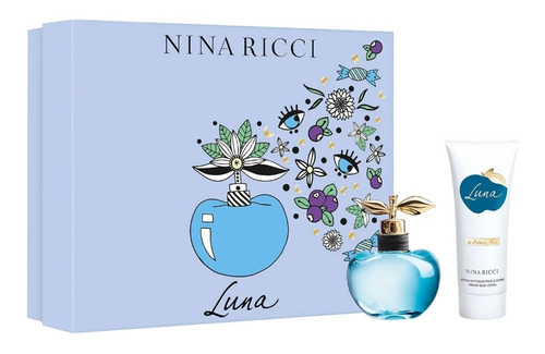 Nina Ricci Luna Edt X 80ml + Body Lotion - Cofre Importado